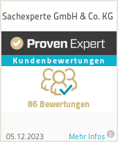Erfahrungen & Bewertungen zu Sachexperte GmbH & Co. KG