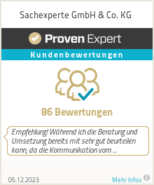 Erfahrungen & Bewertungen zu Sachexperte GmbH & Co. KG