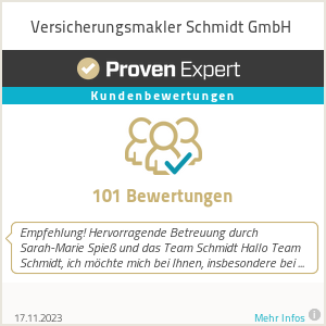 Erfahrungen & Bewertungen zu Versicherungsmakler Schmidt GmbH