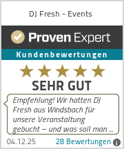 Erfahrungen & Bewertungen zu DJ Fresh - Events