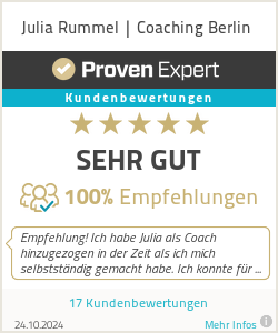 Erfahrungen & Bewertungen zu Julia Rummel | Coaching Berlin