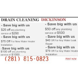 Drain Cleaning Dickinson TX