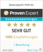 Erfahrungen & Bewertungen zu Solarcarport-Hiltl.de
