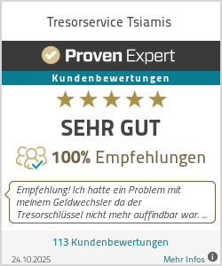 Erfahrungen & Bewertungen zu Tresorservice Tsiamis