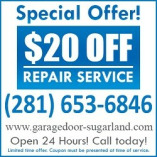 The Sugar Land Garage Door