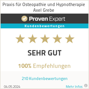 Erfahrungen & Bewertungen zu Praxis für Osteopathie und Hypnotherapie Axel Grebe