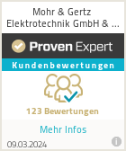 Erfahrungen & Bewertungen zu Mohr & Gertz Elektrotechnik GmbH & Co.KG