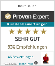 Bewertungen zu Knut Bauer