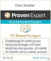 Erfahrungen & Bewertungen zu Chris Strobler