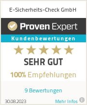 Erfahrungen & Bewertungen zu E-Sicherheits-Check GmbH