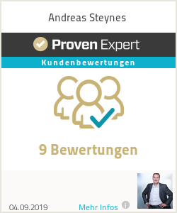 Erfahrungen & Bewertungen zu Andreas Steynes