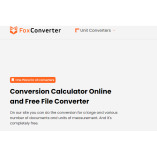 Conversion Calculator FoxConverter