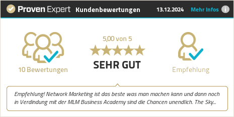 Kundenbewertungen & Erfahrungen zu MLM Business Academy. Mehr Infos anzeigen.