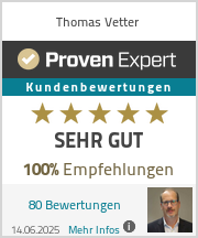 Erfahrungen & Bewertungen zu Thomas Vetter