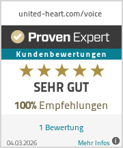 Erfahrungen & Bewertungen zu united-heart.com/voice