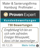 Erfahrungen & Bewertungen zu Maler & Sanierungsfirma Hamburg  Profimaler Brandt Verwaltungs GmbH  