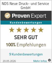 Erfahrungen & Bewertungen zu NDS Neue Druck- und Service GmbH