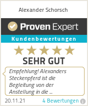 Erfahrungen & Bewertungen zu Alexander Schorsch