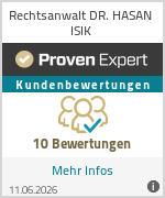 Erfahrungen & Bewertungen zu Rechtsanwalt DR. HASAN ISIK