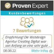 Erfahrungen & Bewertungen zu Webdesign Hamburg - Creating Digital