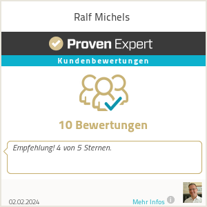 Erfahrungen & Bewertungen zu Ralf Michels
