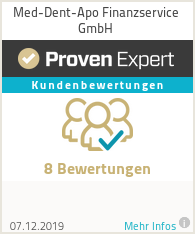 Erfahrungen & Bewertungen zu Med-Dent-Apo Finanzservice GmbH