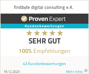 Erfahrungen & Bewertungen zu firstbyte digital consulting e.K.