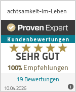 Erfahrungen & Bewertungen zu achtsamkeit-im-Leben