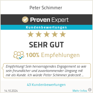 Erfahrungen & Bewertungen zu Peter Schimmer