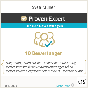 Erfahrungen & Bewertungen zu Sven Müller