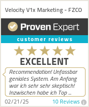 Ratings & reviews for Velocity V1x Marketing - FZCO