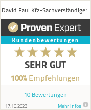 Erfahrungen & Bewertungen zu David Faul Kfz-Sachverständiger