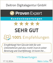 Erfahrungen & Bewertungen zu Deitron e.K.