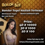 Rokokbet Togel Online 4D 10 Juta Hadiah Terbesar Prize 123