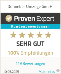 Erfahrungen & Bewertungen zu Dünnebeil Umzüge GmbH