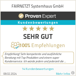 Erfahrungen & Bewertungen zu FAIRNETZT Systemhaus GmbH