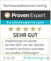 Erfahrungen & Bewertungen zu Rechtsanwaltskanzlei Kartnig