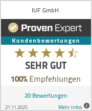 Erfahrungen & Bewertungen zu IUF GmbH