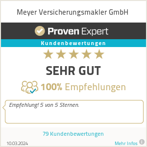 Erfahrungen & Bewertungen zu Meyer Versicherungsmakler GmbH