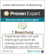 Erfahrungen & Bewertungen zu Lübke Webseiten & Marketing