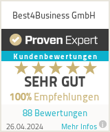 Erfahrungen & Bewertungen zu Best4Business GmbH