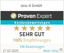 Erfahrungen & Bewertungen zu sins-it GmbH