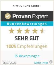Erfahrungen & Bewertungen zu bits & likes GmbH