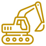 Klein Baumaschinen Baggerverleih Vermietung Minibagger mieten leihen Verleih Bagger logo