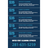 Dryer Vent Cleaning Cypress TX