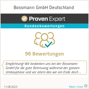 Erfahrungen & Bewertungen zu Bossmann GmbH Deutschland