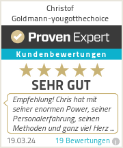 Erfahrungen & Bewertungen zu Christof Goldmann-yougotthechoice
