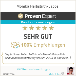 Erfahrungen & Bewertungen zu Monika Herbstrith-Lappe