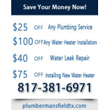 Plumber Mansfield TX