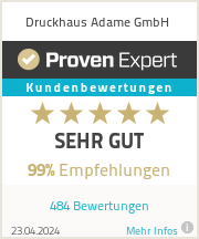 Erfahrungen & Bewertungen zu Druckhaus Adame GmbH
